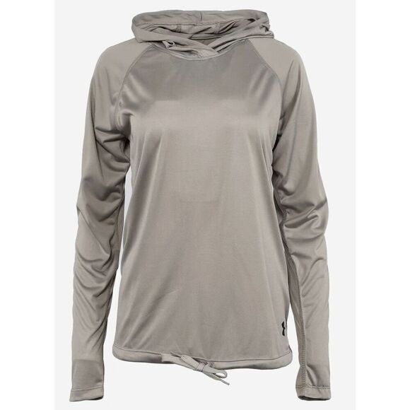 Under Armour Women's Gray Heatgear Velocity Twist Hoodie-women size XS -NWT - Picture 5 of 10